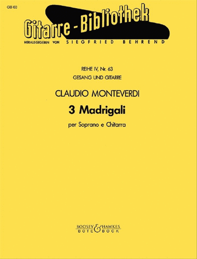 Tre Madrigali