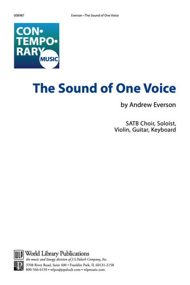 The Sound of One Voice
