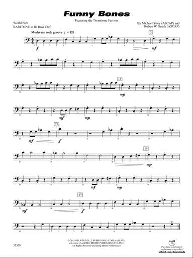 Funny Bones: (wp) B-flat Baritone B.C.