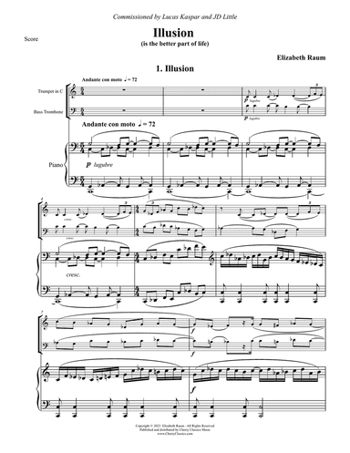 Illusion for Trumpet, Trombone and Piano