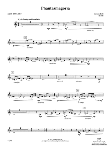Phantasmagoria: 3rd B-flat Trumpet