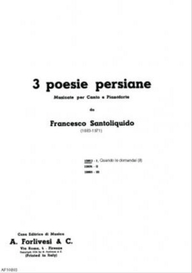 Tre poesie persiane