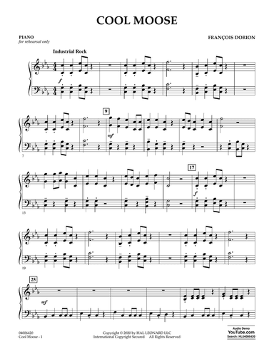 Cool Moose - Piano