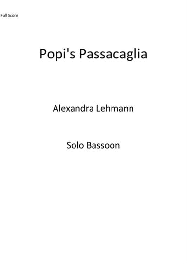 Popi's Passacaglia