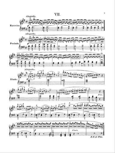 Bertini: Twenty-five Primary Etudes, Op. 166