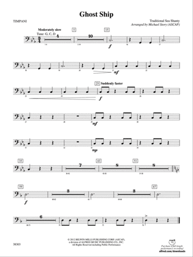 Ghost Ship: Timpani