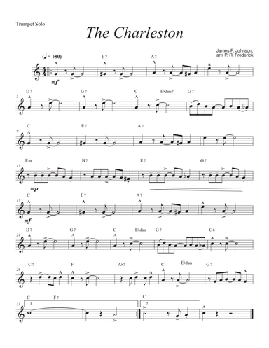 The Charleston (Trumpet Solo)