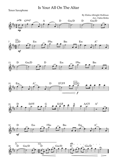 Is Your All On The Altar?