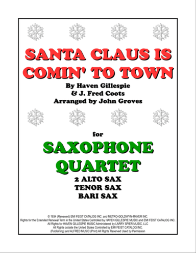 Santa Claus Is Comin' To Town