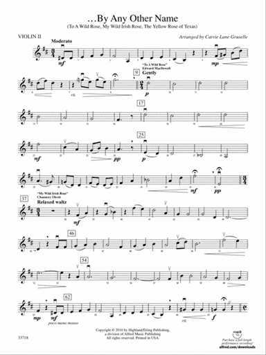 ...By Any Other Name: 2nd Violin