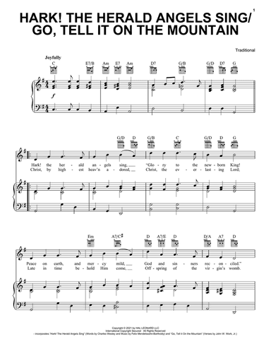 Hark! The Herald Angels Sing / Go, Tell It On The Mountain