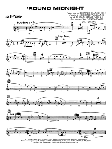 'Round Midnight: 1st B-flat Trumpet