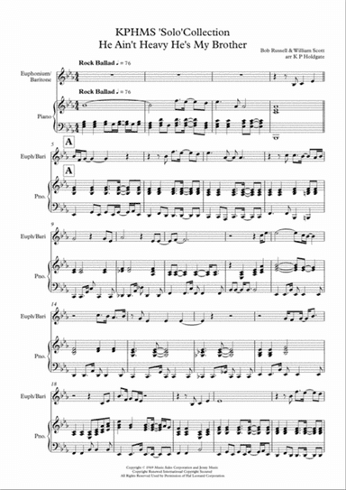 He Ain't Heavy, He's My Brother