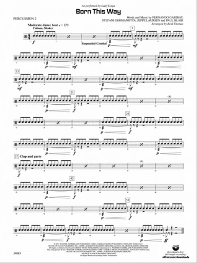 Born This Way: 2nd Percussion