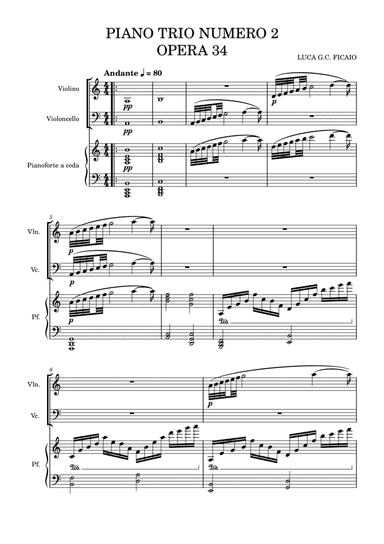 PIANO TRIO NUMERO 2