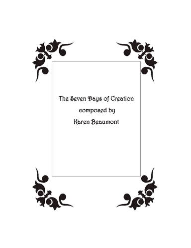 The Seven Days of Creation