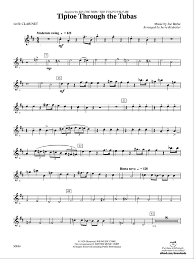 Tiptoe Through the Tubas: 1st B-flat Clarinet