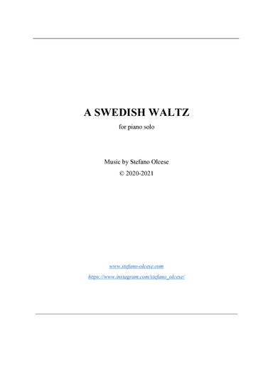 A Swedish Waltz