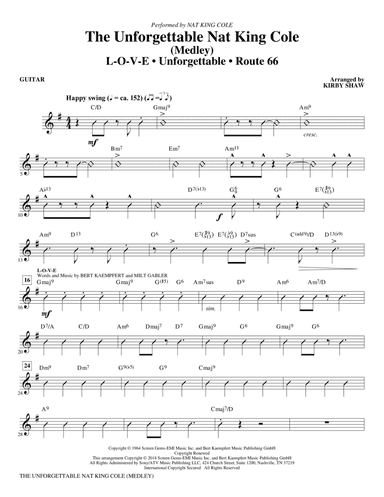 The Unforgettable Nat King Cole - Guitar