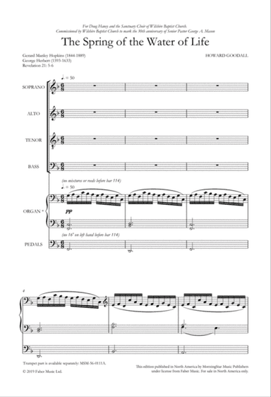 The Spring of the Water of Life (Downloadable Choral Score)