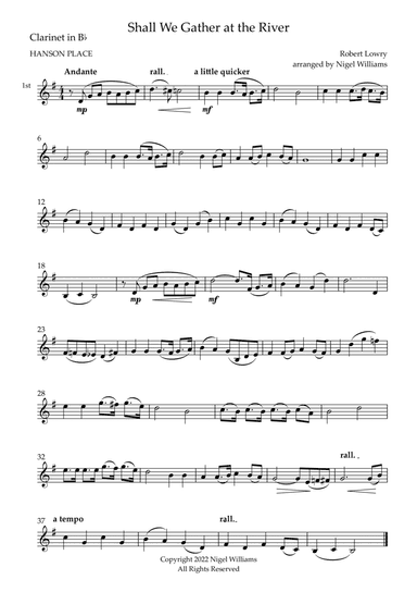 Shall We Gather at the River