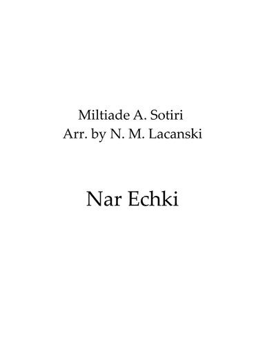 Nar Echki