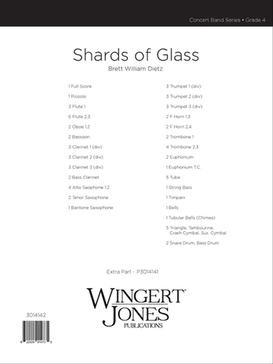 Shards Of Glass - Full Score