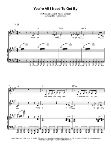 You're All I Need To Get By