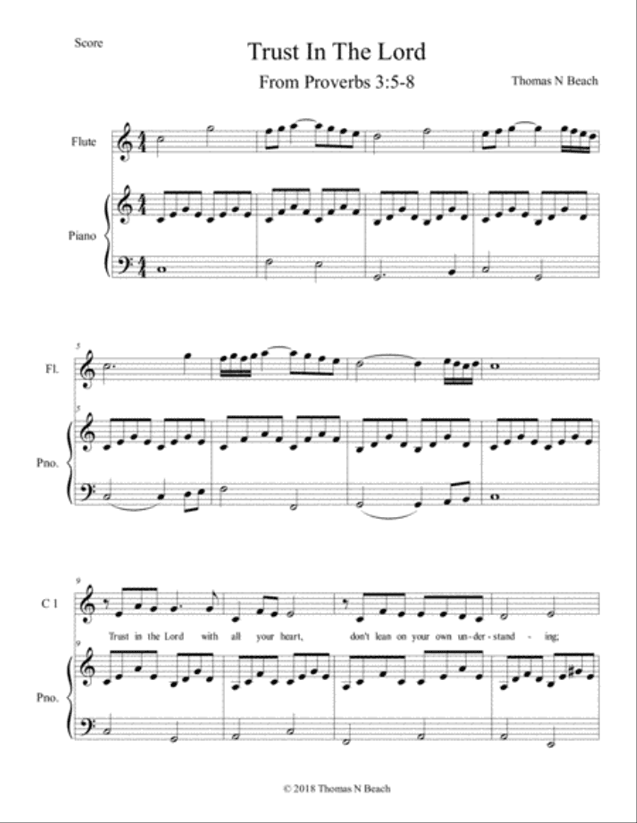 Trust In the Lord With All Your Heart