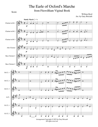 The Earle of Oxford's Marche