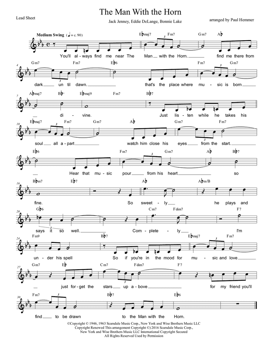 The Man With The Horn