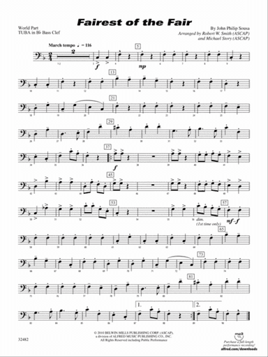 Fairest of the Fair: (wp) B-flat Tuba B.C.