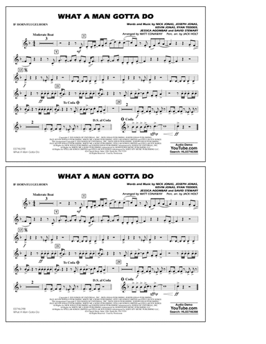 What a Man Gotta Do (arr. Jack Holt and Matt Conaway) - Bb Horn/Flugelhorn