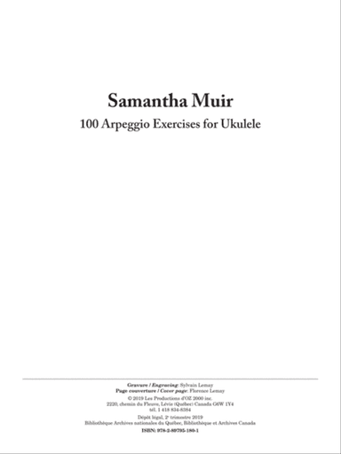 100 Arpeggio Exercises for Ukulele
