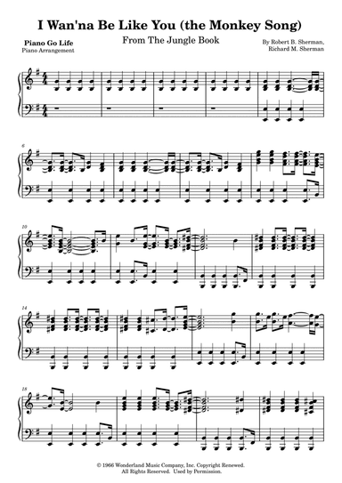 I Wan'na Be Like You (the Monkey Song)