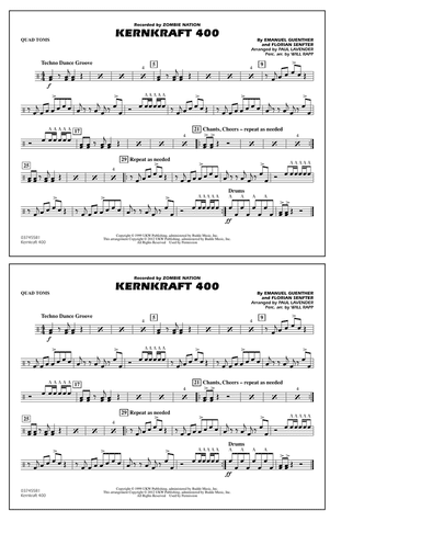 Kernkraft 400 (arr. Paul Lavender) - Quad Toms