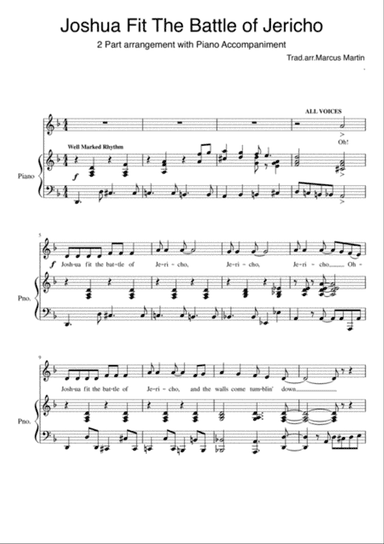 Joshua fit the battle of Jericho