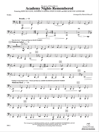 Academy Nights Remembered (The Music of Diane Warren): Tuba