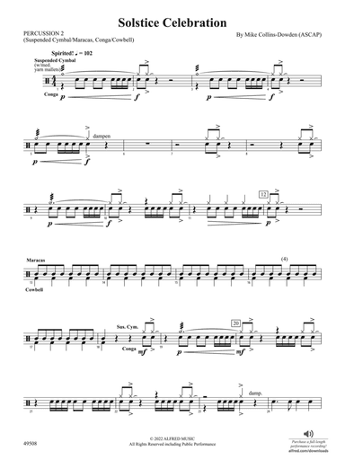 Solstice Celebration: 2nd Percussion