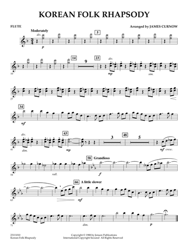 Korean Folk Rhapsody - Flute