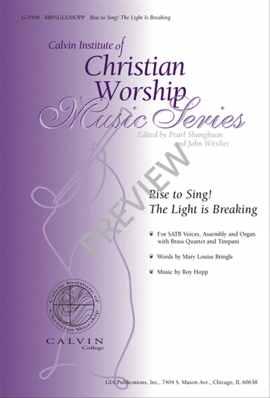 Rise to Sing! The Light is Breaking - Instrument edition