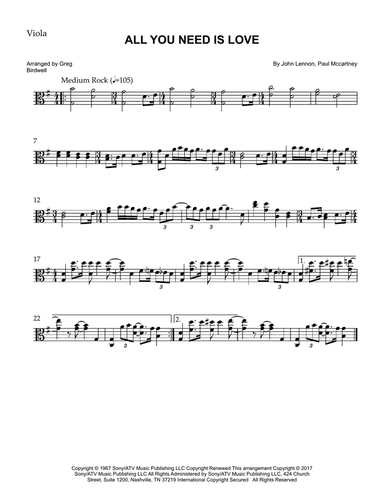 All You Need Is Love