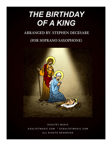The Birthday Of A King (for Soprano Saxophone solo and Piano)