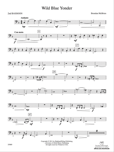 Wild Blue Yonder: 2nd Bassoon