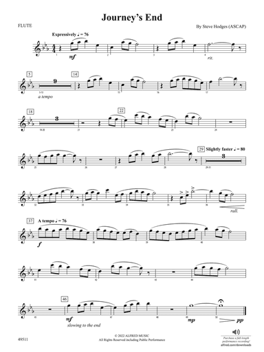 Journey's End: Flute