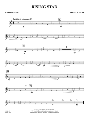 Rising Star - Bb Bass Clarinet