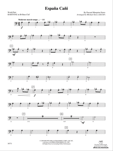 España CañÃ: (wp) B-flat Baritone B.C.
