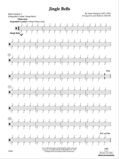 Jingle Bells: 2nd Percussion