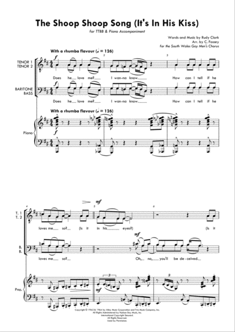 The Shoop Shoop Song (it's In His Kiss)