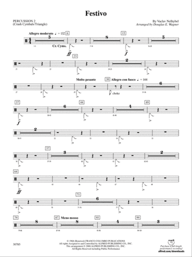 Festivo: 2nd Percussion